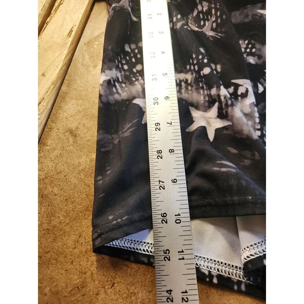 ONeill Hyperfreak‎ Mens Board Shorts Surfer Black White Star Print Size 30 Beach